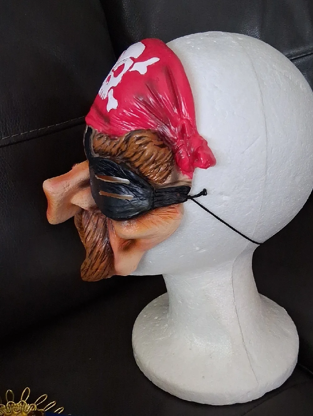 Pirate Coat, Hat, Mask  Costume